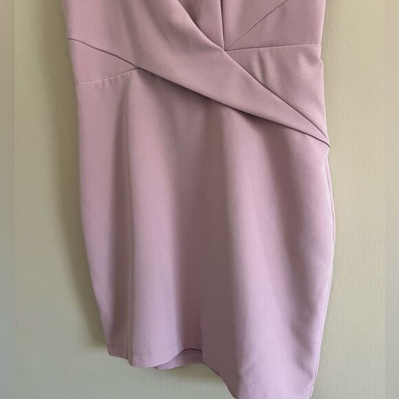 Superdown Mauve Bodycon Mini Dress Small Pink Spaghetti Strap Revolve Cocktail - Picture 5 of 9